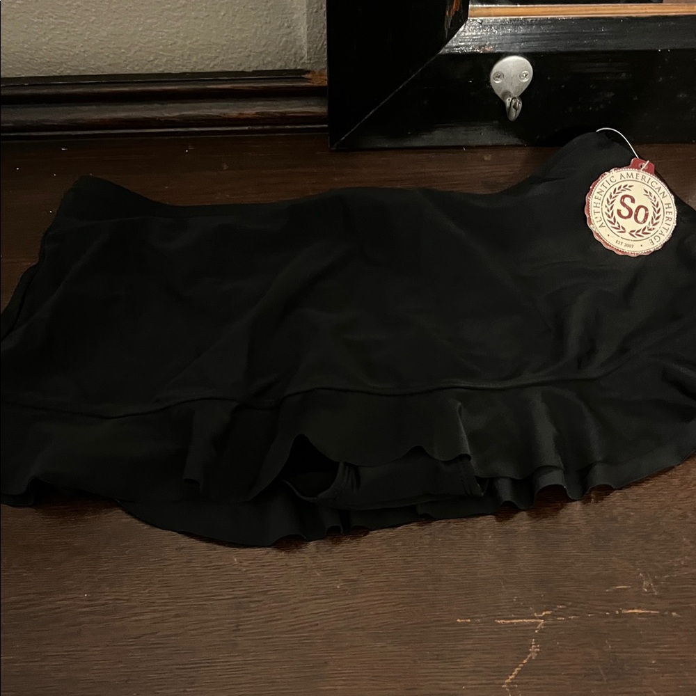 SO Women's Elegant Black Mini Skirt